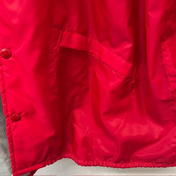 Pla-Jac by Dunbrooke Fleece Lined Red Made In USA Size XXL 52 Windbreaker Jacket - Picture 9 of 10